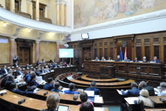 13. april 2018. Učesnici interparlamentarne konferencije